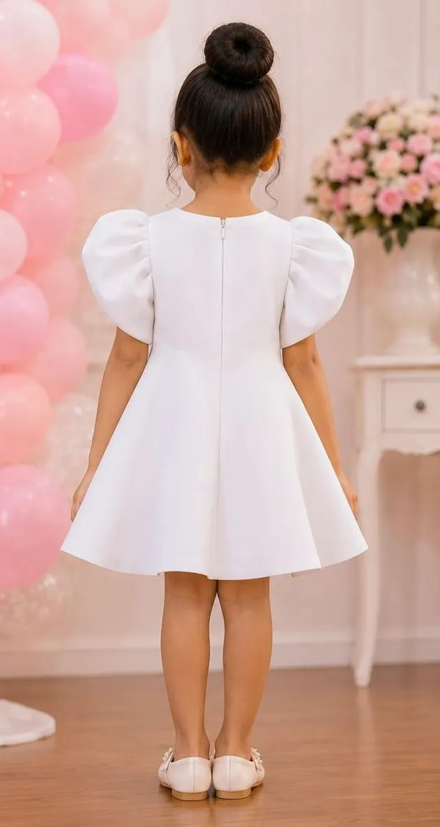 Blush Bow Princess Dress - Image 2