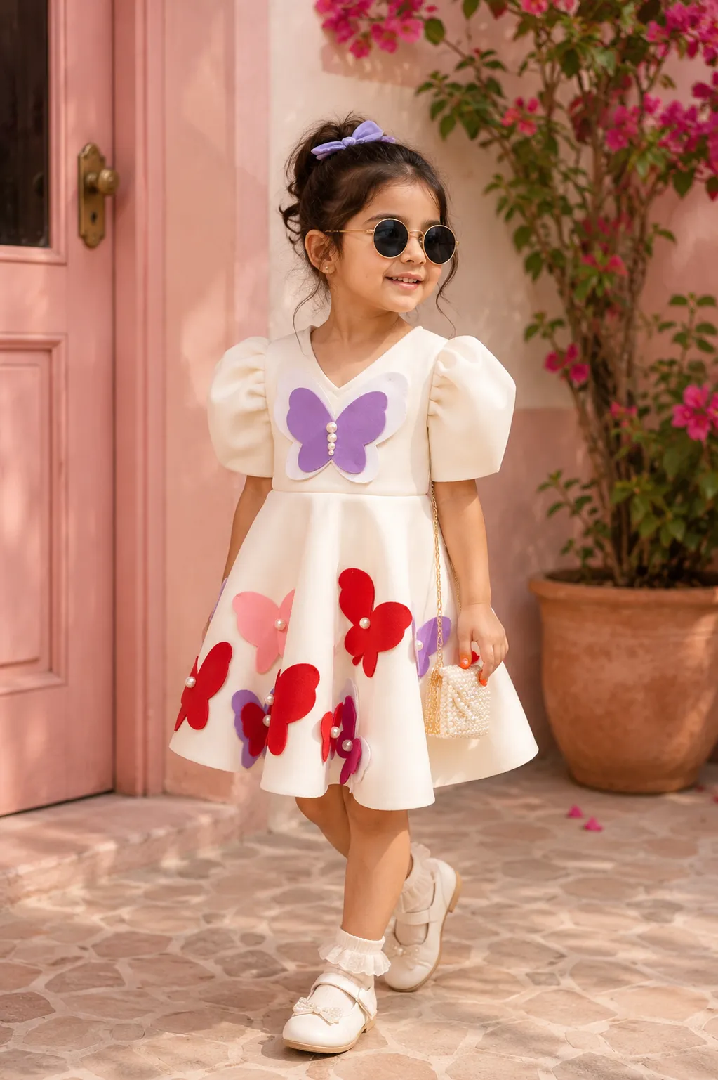 Flutter Pop Dress 🦋