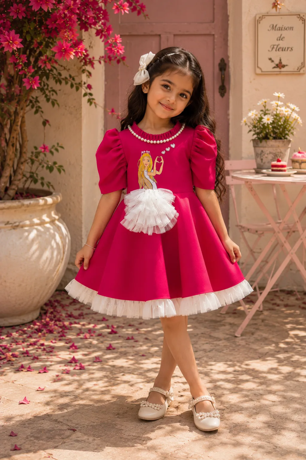 Pearl Princess Bloom Dress✨